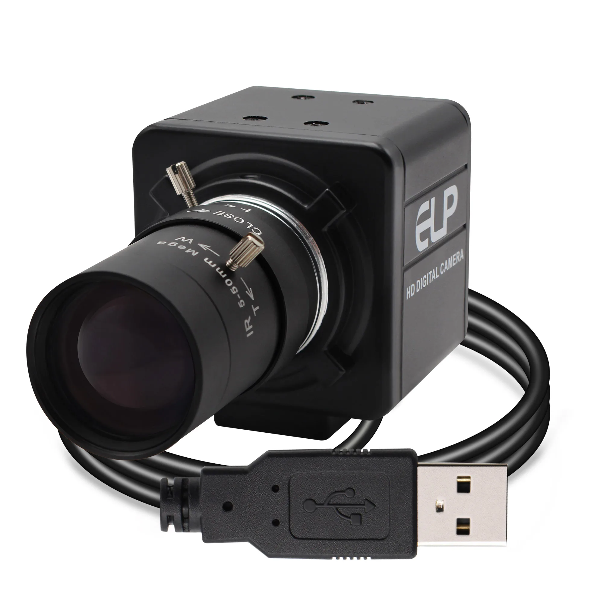 

High Speed USB Camera 1080P HD MJPEG 60fps/120fps/260fps UVC OmniVision OV4689 CMOS USB PC Webcam Camera With Varifocal CS Lens