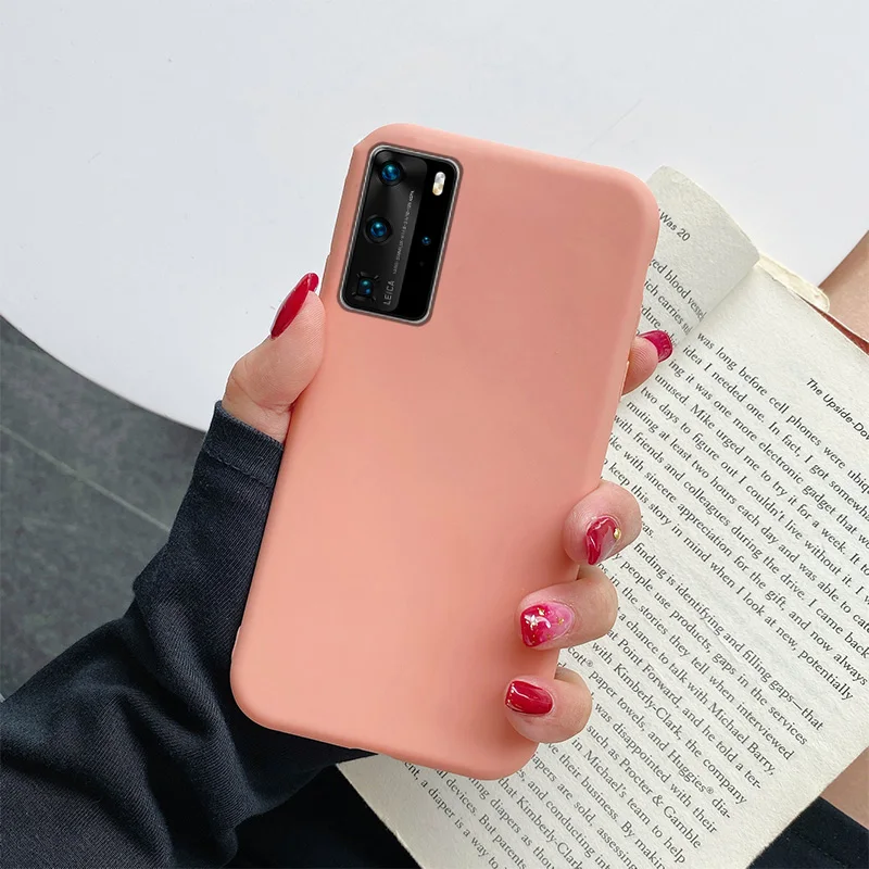 

Candy Color Soft Silicone Phone Case For Huawei Honor 10X Lite 9X 8X 20 30 50 Pro 20S 10i Shockproof Solid Color Matte Tpu Cover