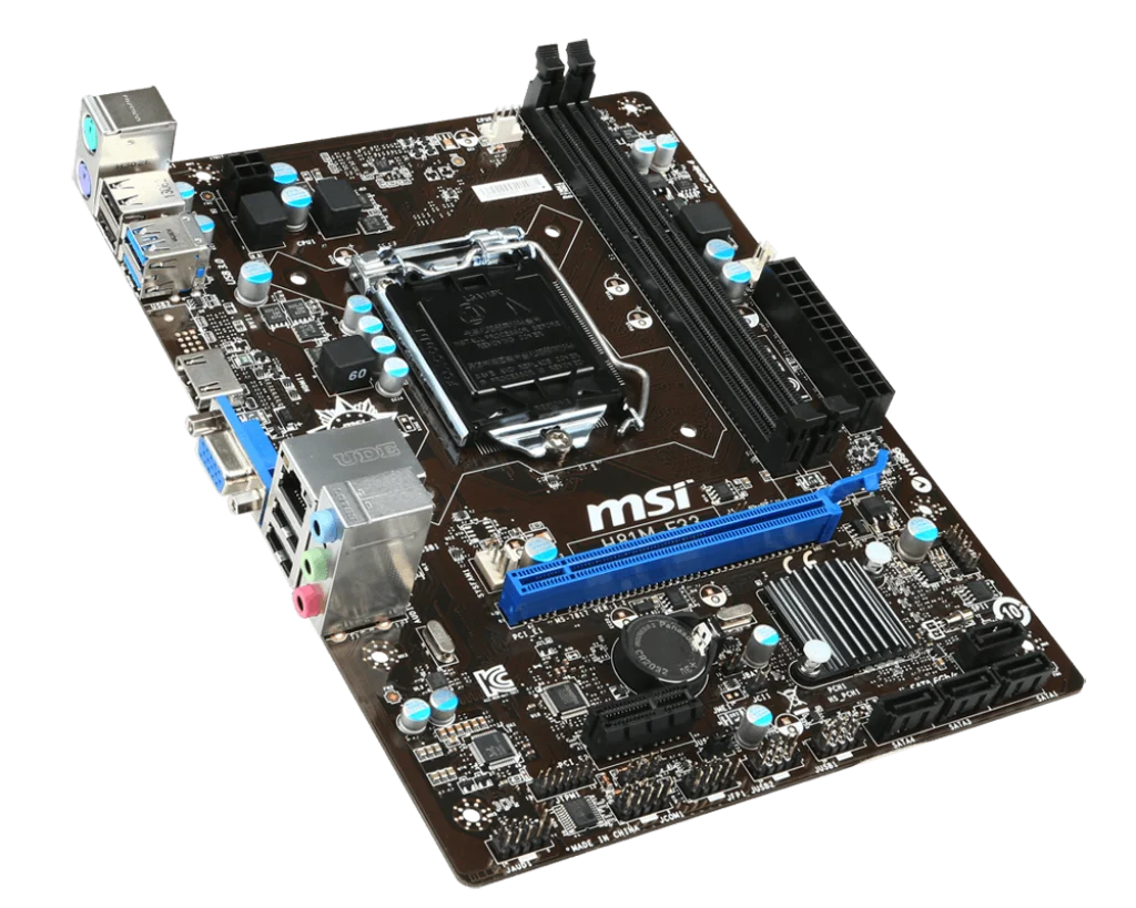 Новая материнская плата msi h81m-E33 lga1150 socket intel 2xddr3 ram SATAIII ssd USB 3,0 HDMI+ VGA PCI-E X16 плата для рабочего стола