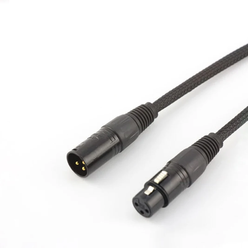 1 пара hi fi 2 XLR штекер гнездо аудиокабель высокой производительности 3 Pin разъемы