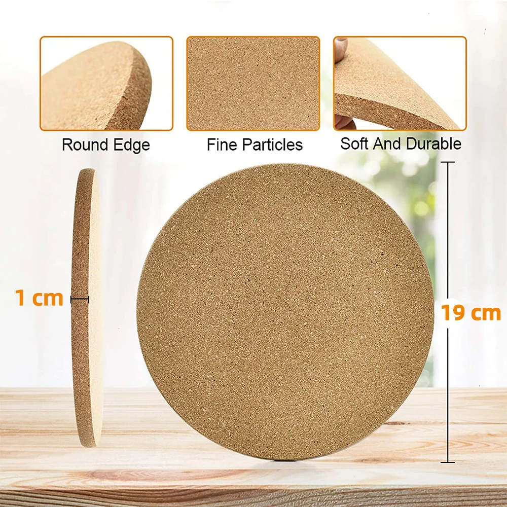 1 шт. термостойкая круглая подставка для напитков 19 см |