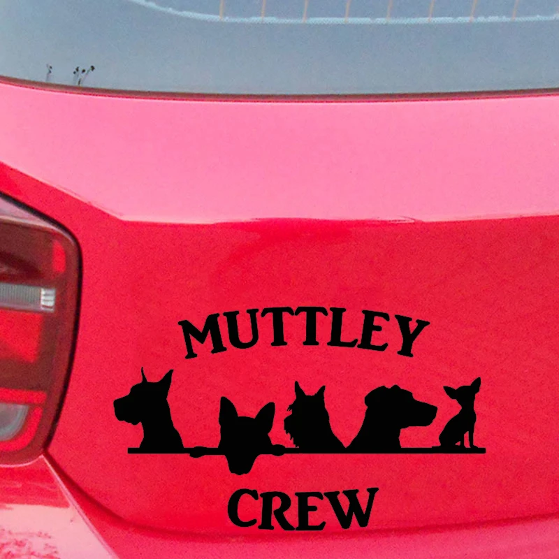 Mutt Crew Great Dane Йоркширский терьер Лабрадор Чихуахуа наклейка с собакой милые и