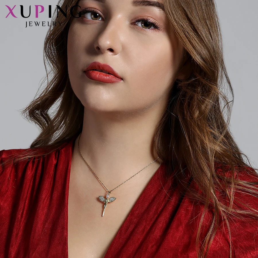 Xuping модное очаровательное Стильное ожерелье, подвеска в форме человека для женщин, девушек, ювелирные изделия, подарки в черную пятницу, S81, 6-33357