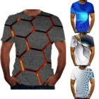 Футболка мужская летняя с 3D принтом, модная удобная рубашка, уличная одежда