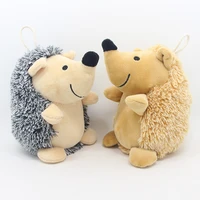 aapet 1pc pet vocal doll plush hedgehog shape sounding toy pet puppy molar chew toy game for dog pet teeth cleaning accessories