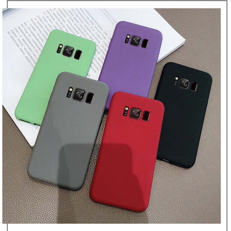 Thin Sandstone Phone Case for Samsung Galaxy S8 S9 S10 E Plus Note 8 9 10 Pro A10 A20 A30 A40 A50 A70 A80 A90 Matte Soft Cover |