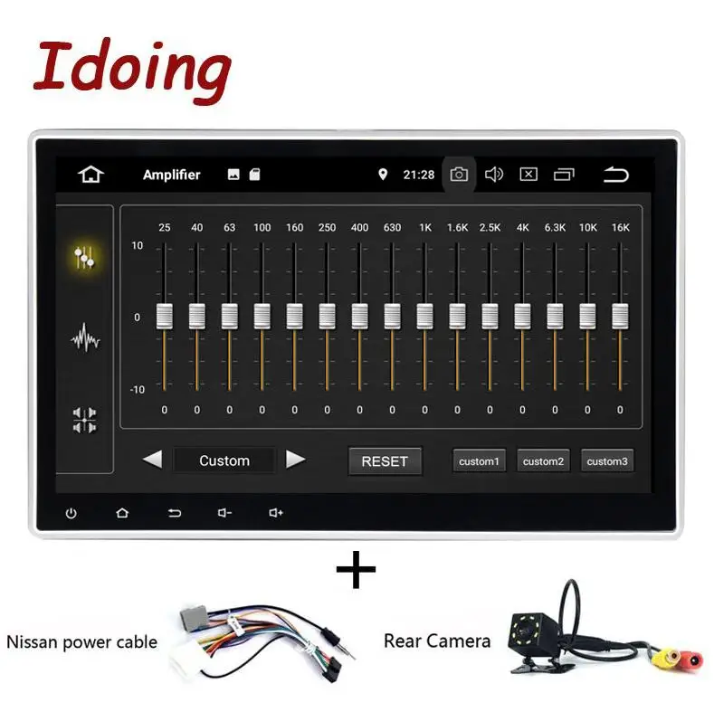 Nissan and Camera Idoing 1Din 10," PX5 4G+ 64G Восьмиядерный Универсальный Автомобильный GPS DSP радио плеер Android 9,0 ips экран навигация Мультимедиа Bluetooth - Цвет: Nissan and Camera