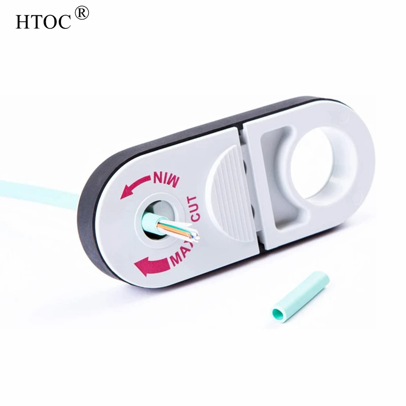 Htoc Cabo Stripping Tool Wire Stripper Use For Fiber Optical Network Cabo Utp Stp Sftp And Coaxial Cabo White Ferramentas de rede