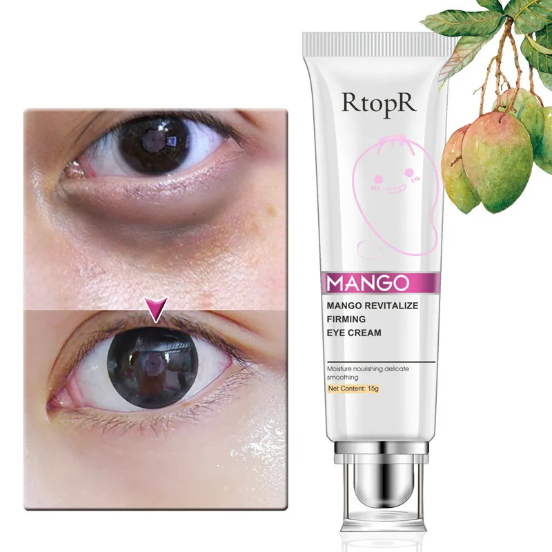 

Mango Peptide Wrinkle Eye Serum Anti-Puffiness Dark Circle Anti-Aging Moisturizing Beauty Face Lift Firming Eye Cream