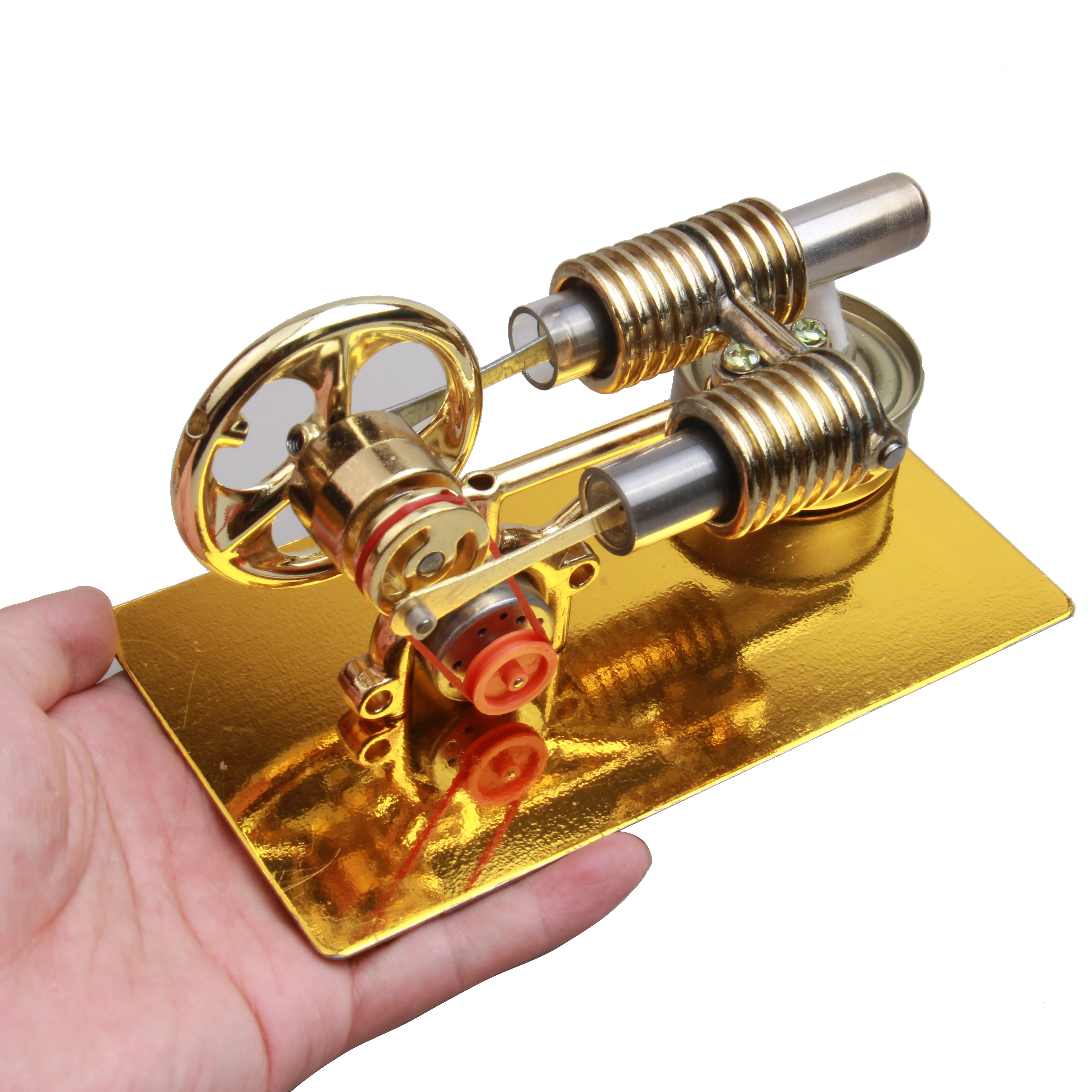 Мини двигатель для сжигания микрогенератор подарок на день рождения научное и