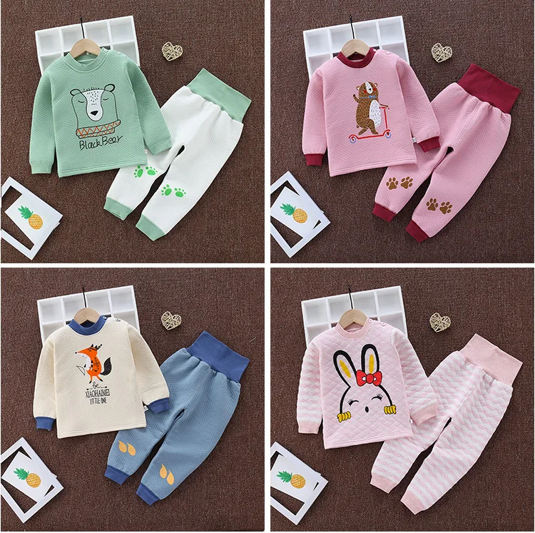 Детское термобелье костюм зимняя Милая одежда с героями - Цена: 658,88 - 748,83 руб.