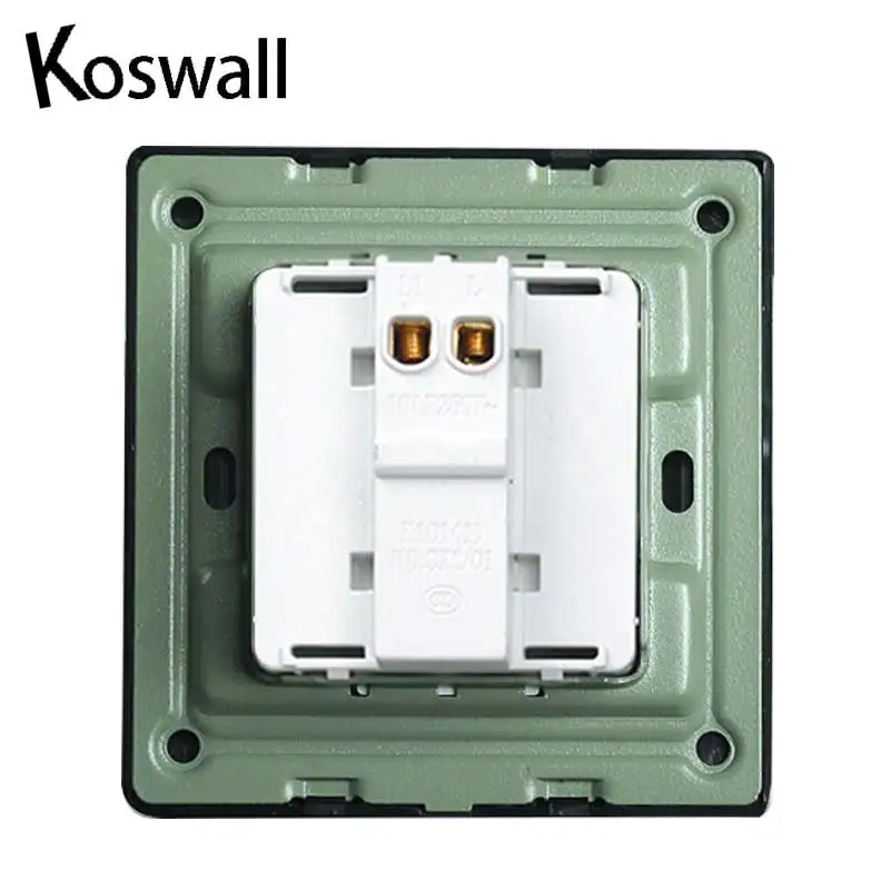 Роскошный переключатель розетка с кнопочным переключателем розового золотого и