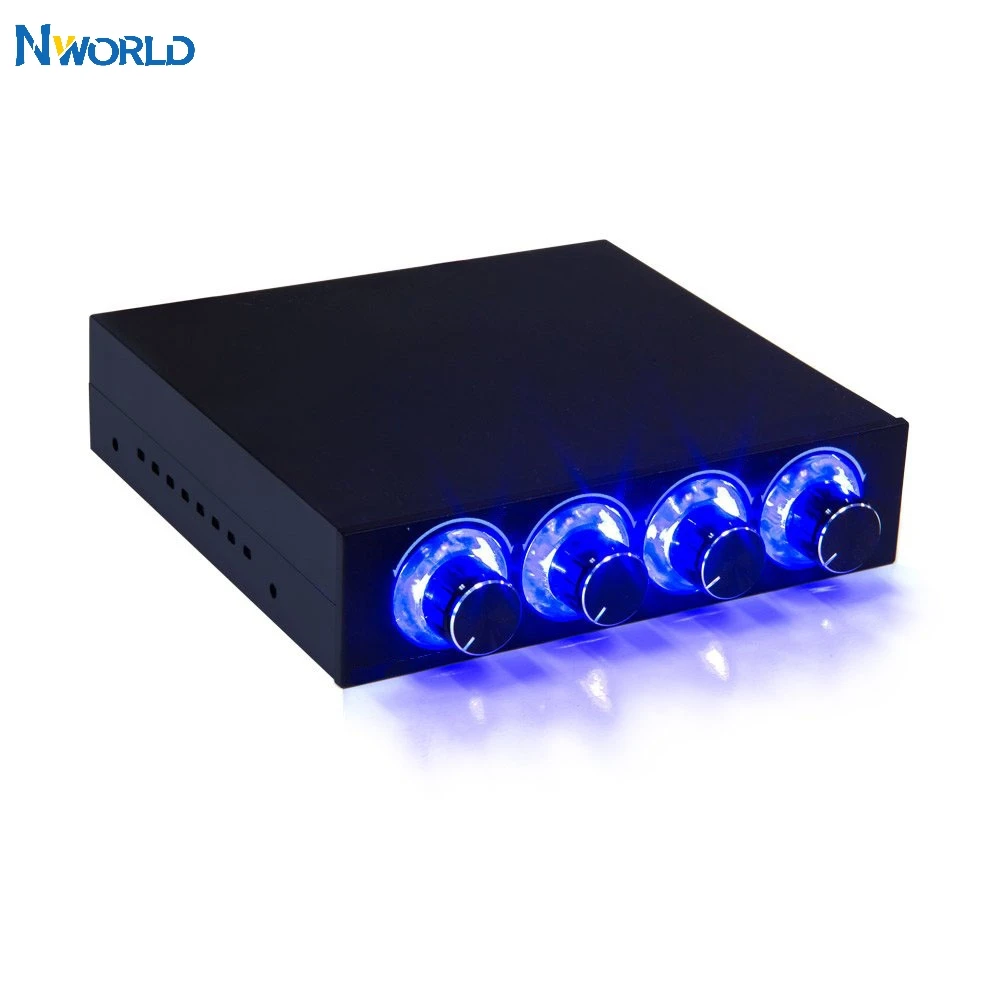 Контроллер скорости Nworld Fan до 4 комплектов ПК вентиляторы GDT контроллер и ЦП HDD VGA