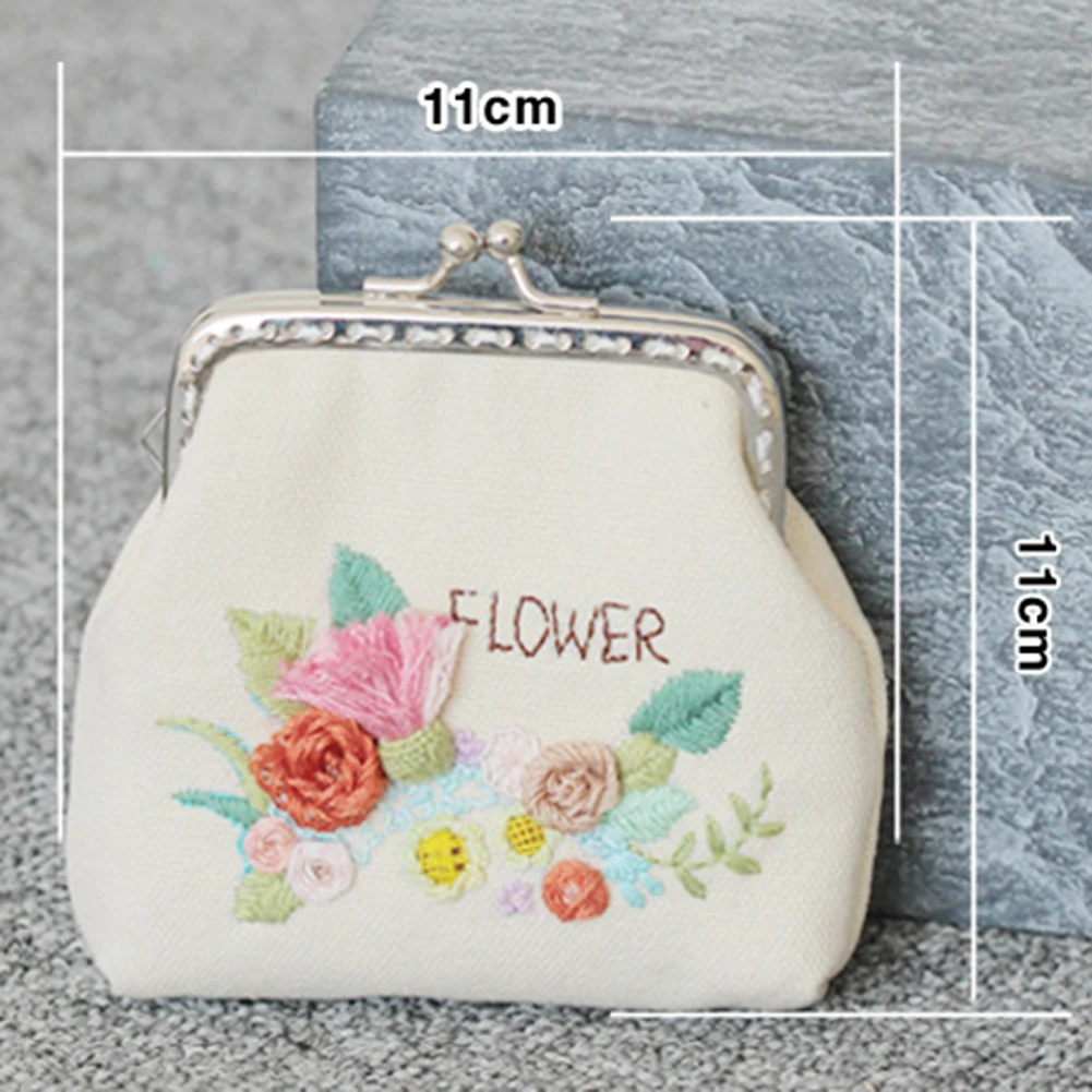 Горячая распродажа! Кошелек с вышивкой сделай сам Цветочное дерево бумажник