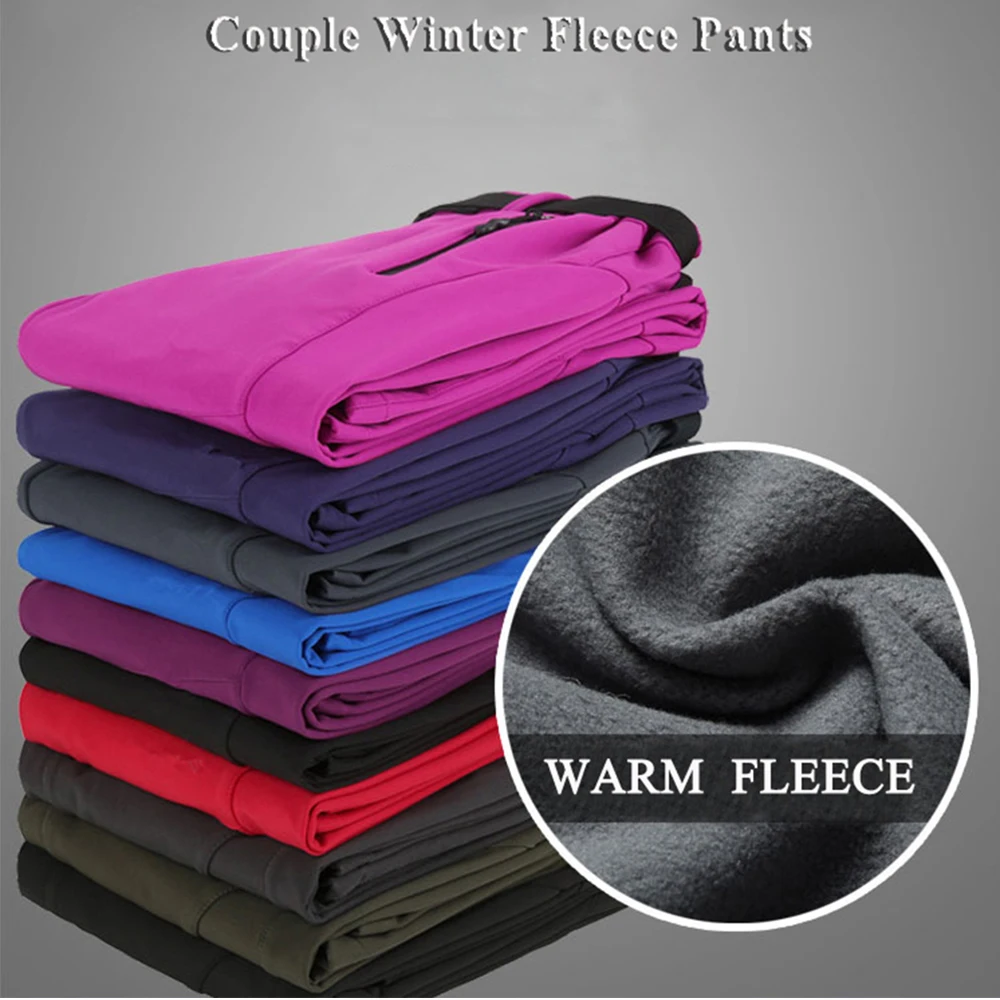 Женские Зимние флисовые штаны Facecozy непромокаемые ветрозащитные для пешего