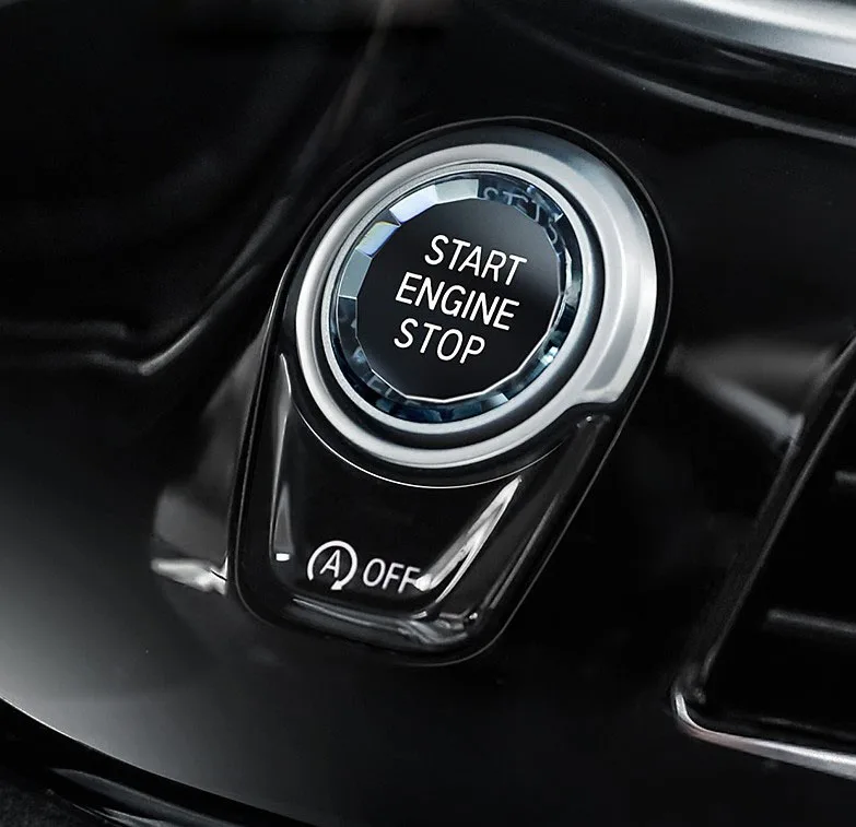 Car Crystal style start stop engine button replace cover For BMW 1 2 3 5 6 7 X1 X2 X3 X4 X5 X6 series F Chassis/ G Chassis |