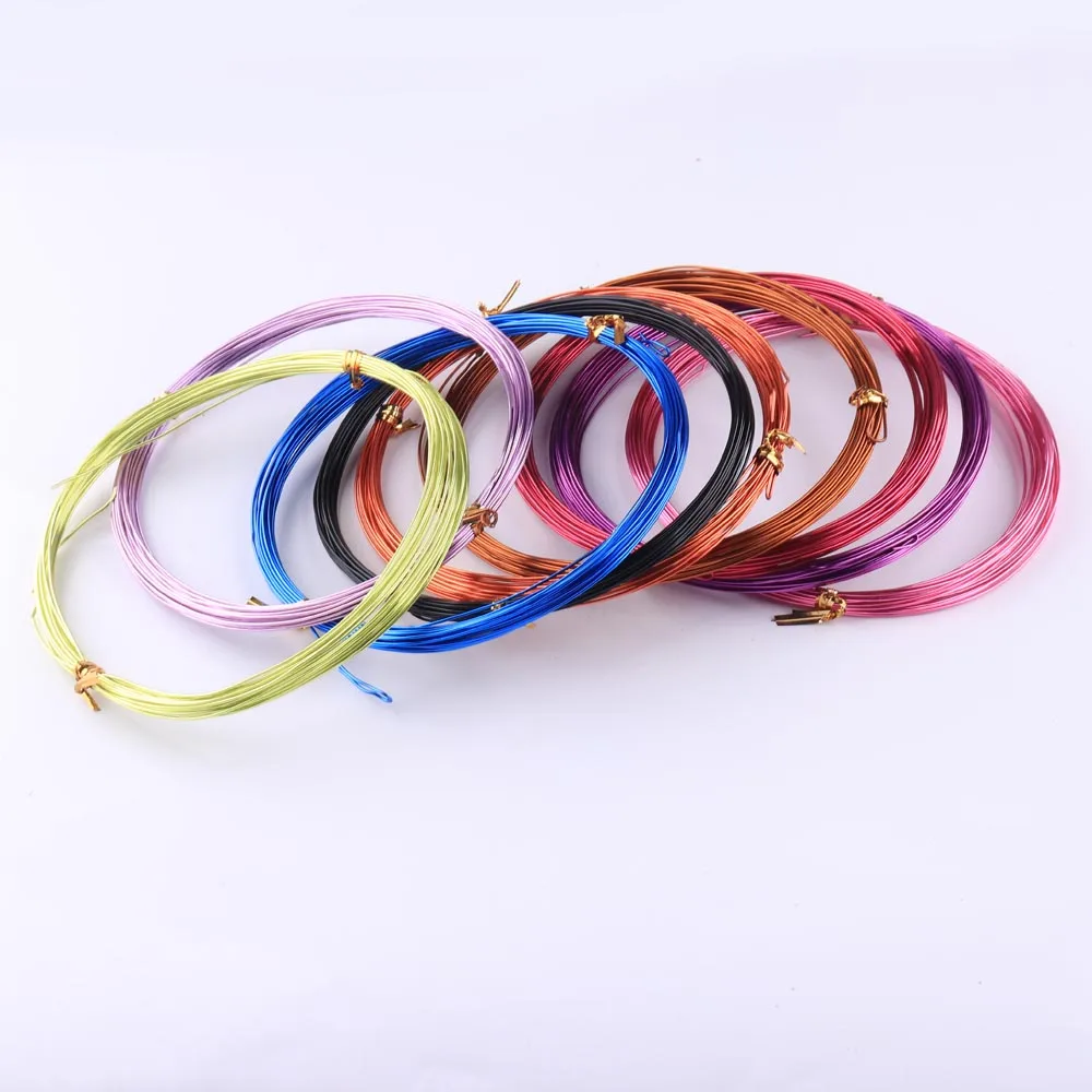 Алюминиевая проволока 10 м/рулон 18Ga 1 0 мм моток веревки закручивание проволоки