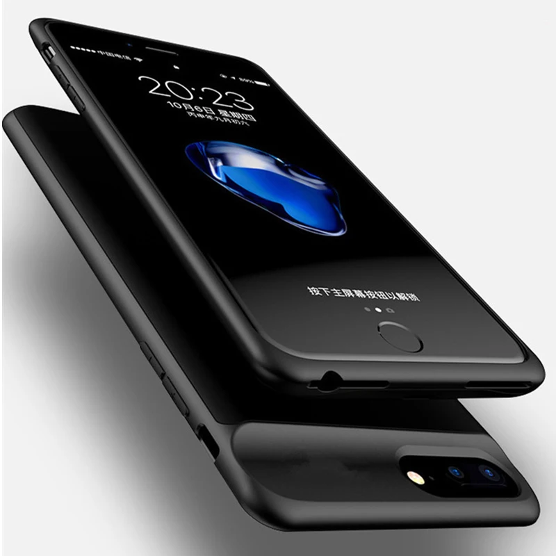 Батарея чехол 5000/7000 мАч для iphone 6 6s 7 8 Мощность банк заряда чехол для iphone 6 плюс 6s 7 8 плюс Батарея чехол Зарядное устройство