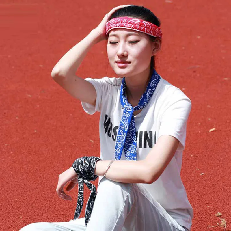 3 Pcs Scarf Cooling Heatstroke Turban Headband Outdoor Sports Summer Neck Cool Suitable for Military Training SM | Спорт и