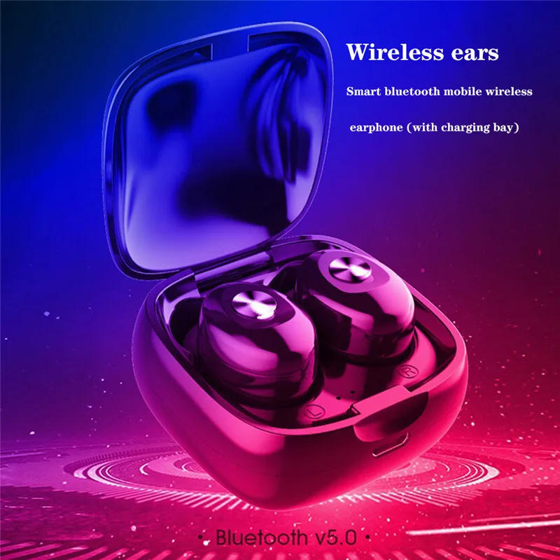 XG12 Bluetooth гарнитура TWS Dual-pass 5 0 Беспроводная стереогарнитура телефон движения