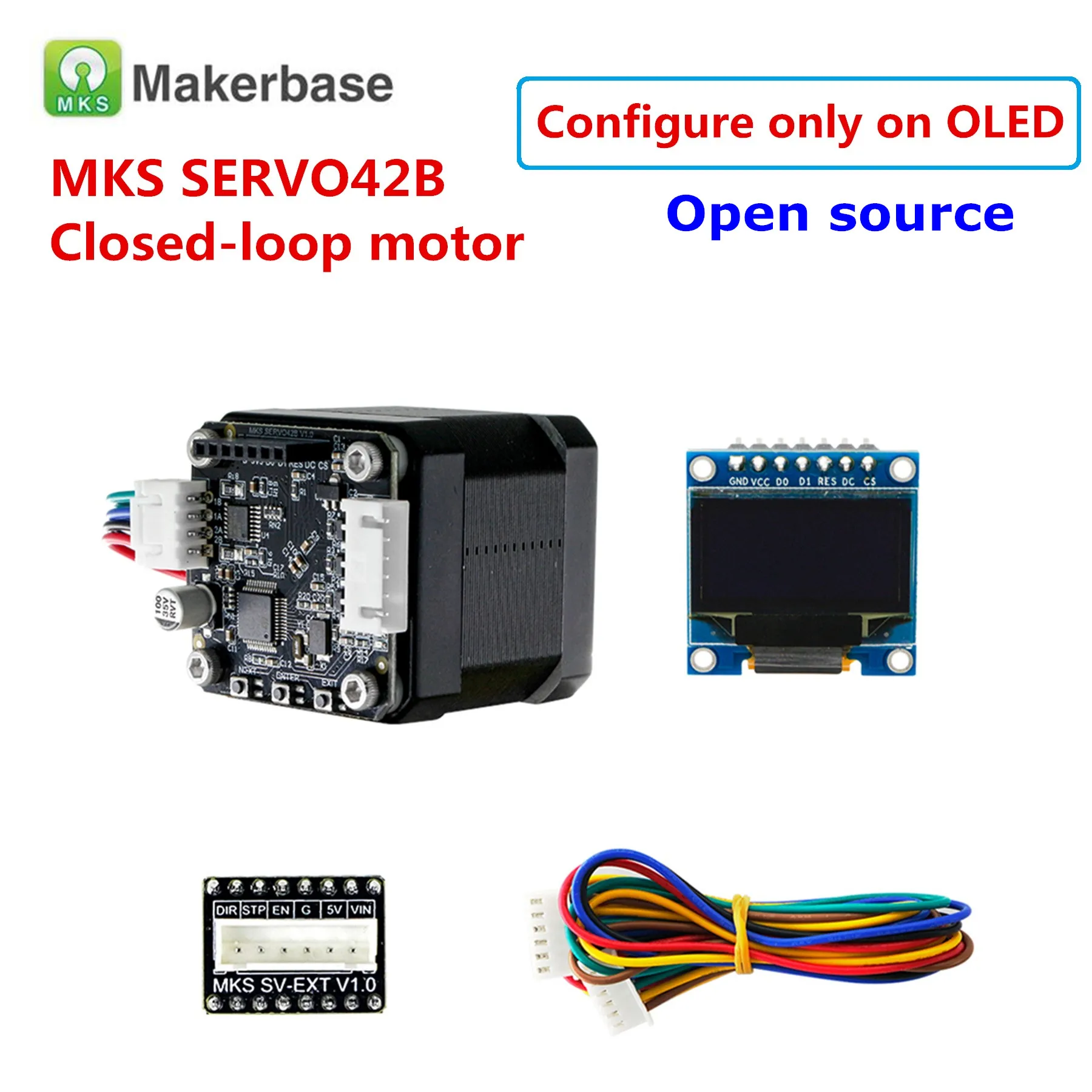 MKS SERVO42A / SERVO42B замкнутый шаговый двигатель servo SMT32 close loop мотор сервомотор для 3d