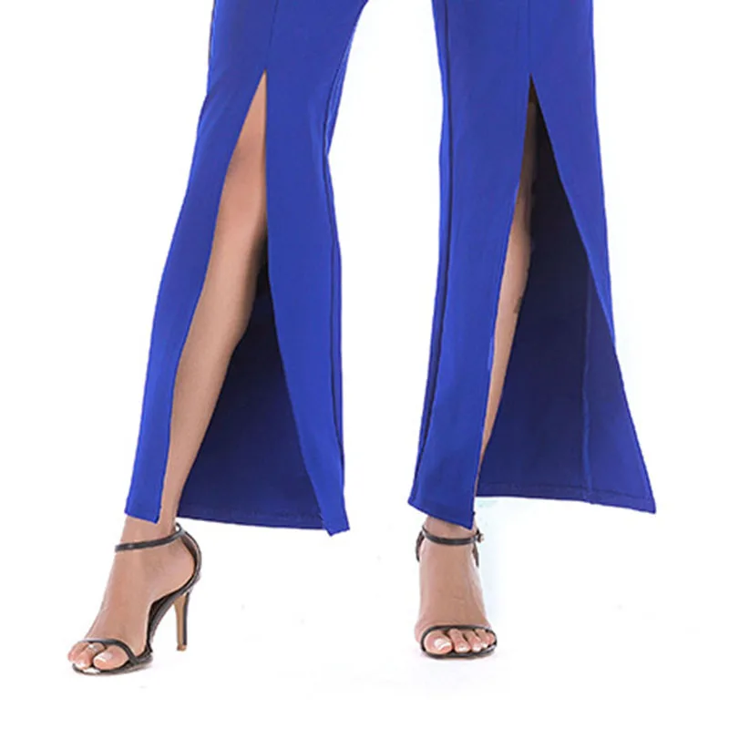 Летние женские комбинезоны с открытыми плечами облегающие Комбинезоны для