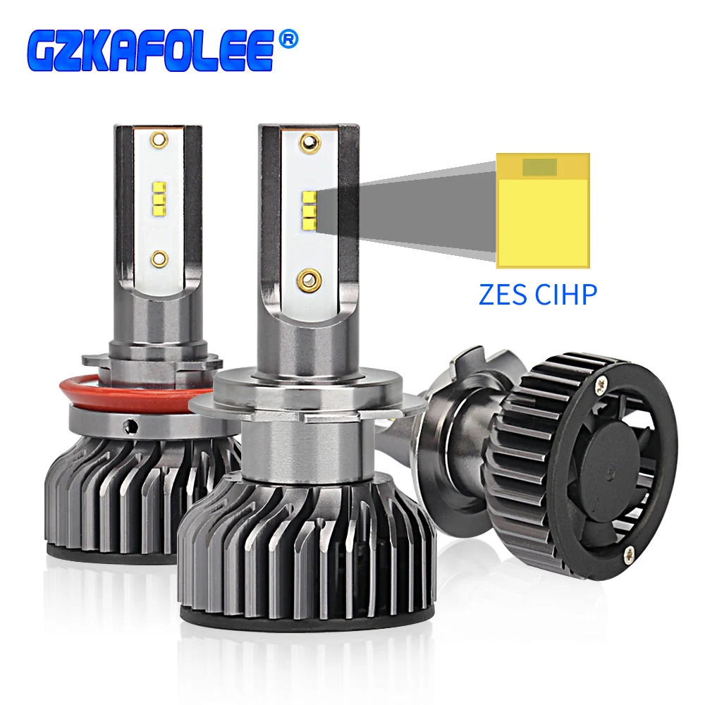 Gzkafolee V2 H11 светодиодный H4 Hi/короче спереди и длиннее сзади) H1 H3 HB3 HB4 HB2 9005 9006 9012 HIR2 H10