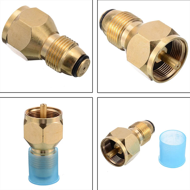 

Outdoor Camping Safety Propane Refill Adapter 1 Lb Cylinder Tank Regulator Valve Coupler Tools Parts