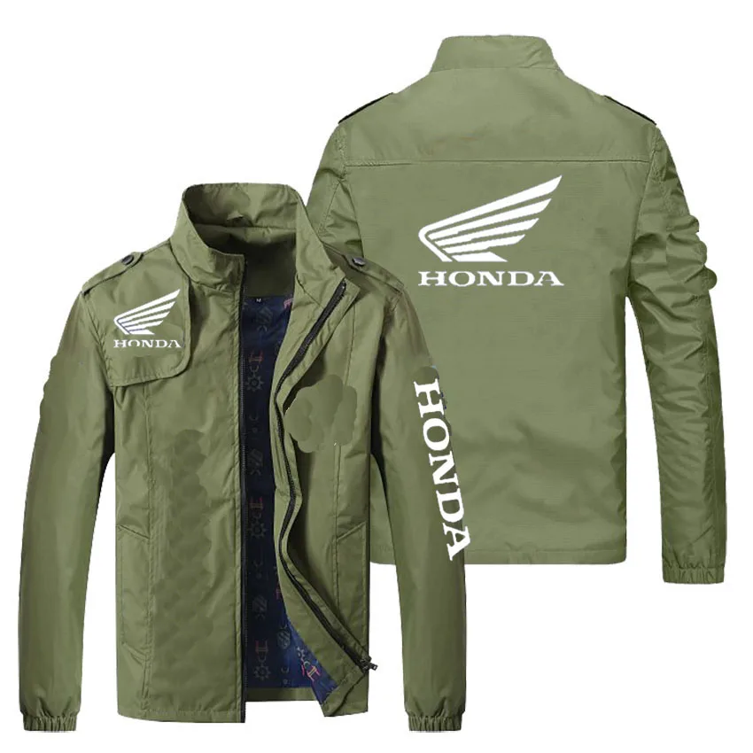 

2021 hot-selling men's spring and autumn new bomber jacket men's and women's casual windbreaker printed zipper stand-up collar t