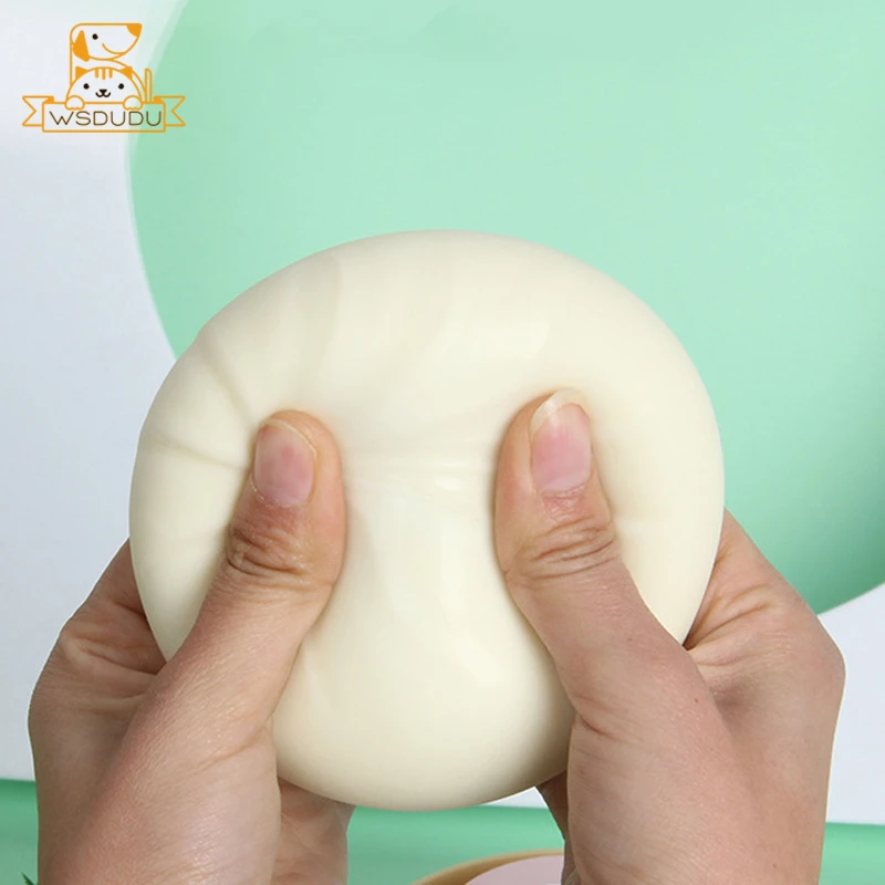 Симпатичные игрушки сжималки Baozi новинка мягкие приколы на пару антистресс для