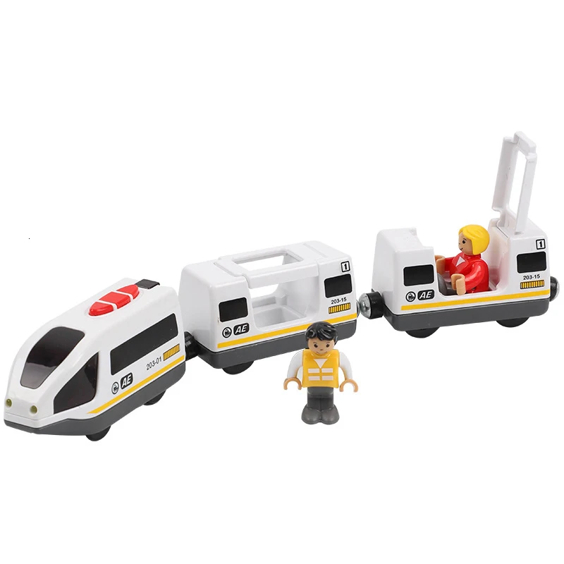 DIY Деревянные гоночные треки детские деревянные строительные игрушки