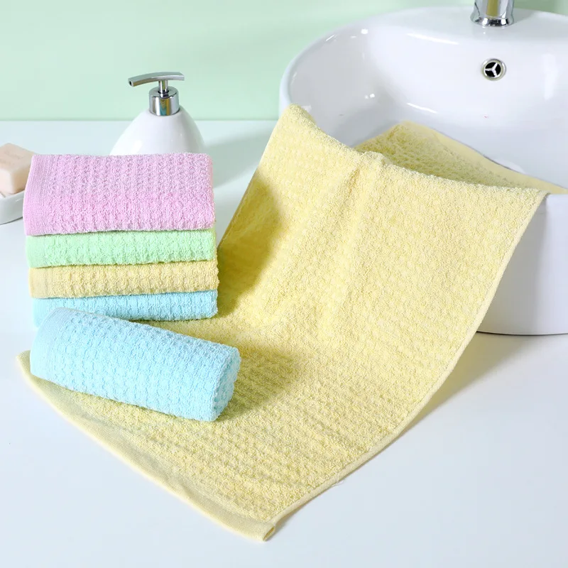 Новый стиль простое окрашенное полотенце 100% Хлопковое домашнее мягкое