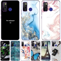 phone bags cases for tecno camon 15 15 air 15 premier 15 pro 16 2020 cover fashion marble inkjet painted shell bag