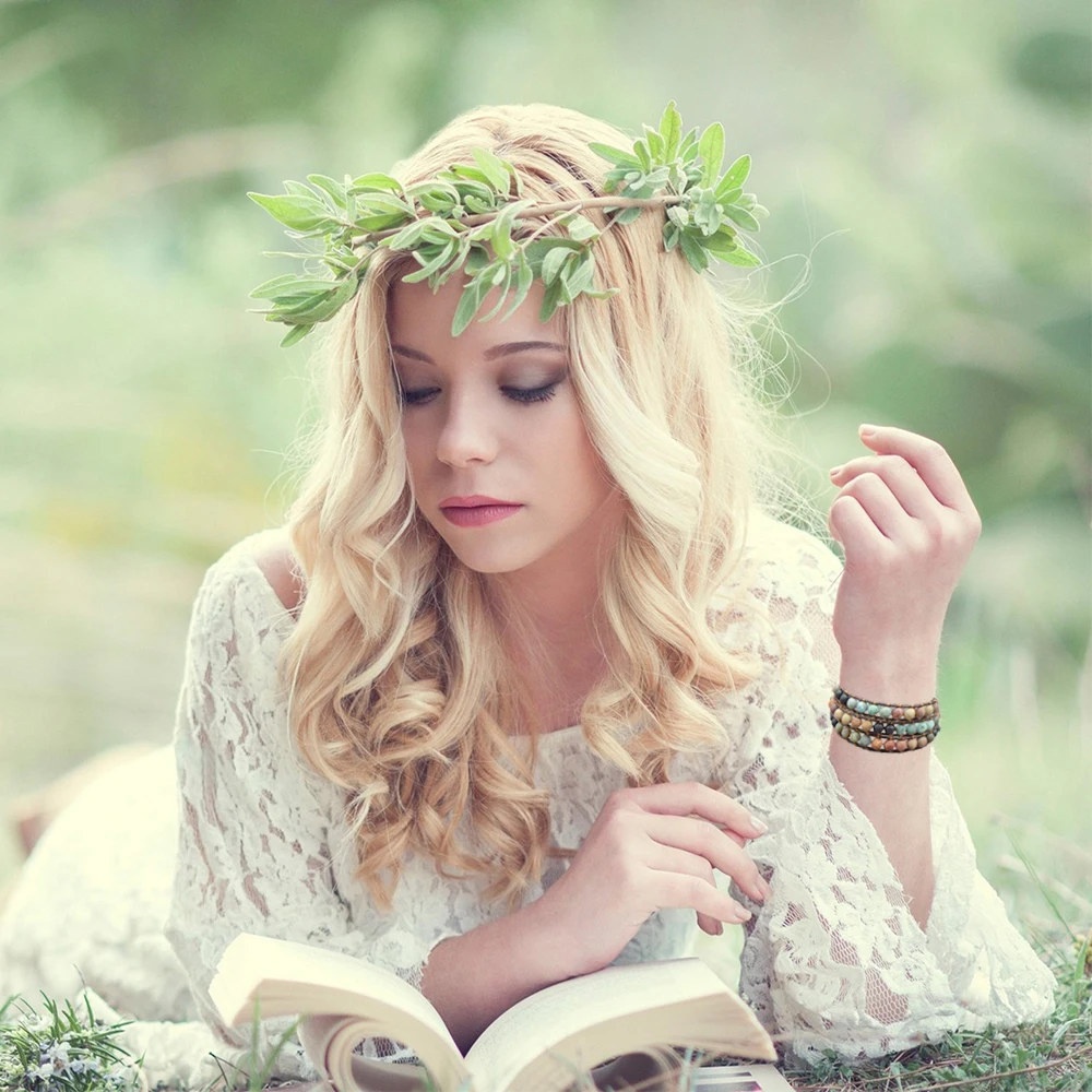 

Ethnic Onyx Picasso Stone Wrap Bracelet for Women Friend Boho 3Times Strand Beaded Bracelets Natural Stone Jewelry Dropshipping