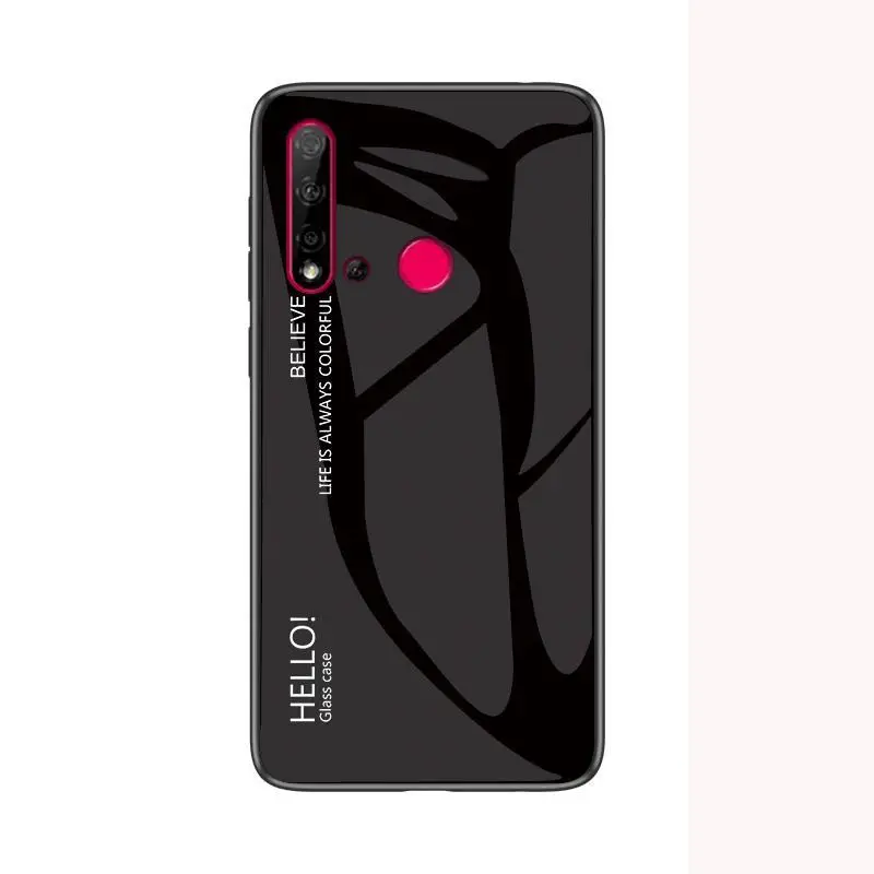 6 Градиентный чехол из закаленного стекла для huawei P Smart Z plus Nova 5 5i P20 Lite Mate20 P30 Pro Honor 8X 8C 10i 20i Slim Case Capa - Цвет: 6