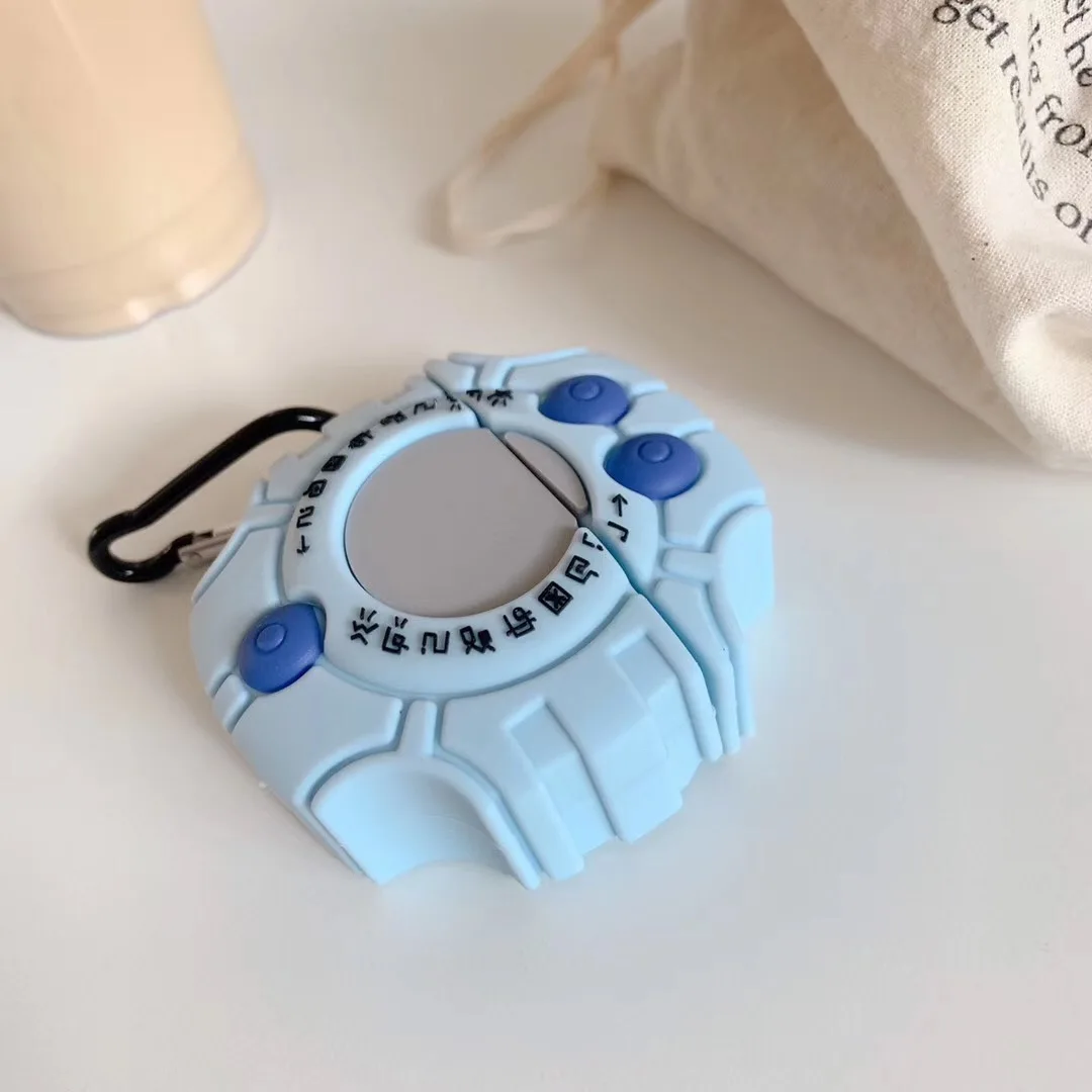 3D Прекрасный Digimon bugbear Digivice корпусы гарнитурные для Apple Airpods 1/2 силиконовый защитный чехол для наушников