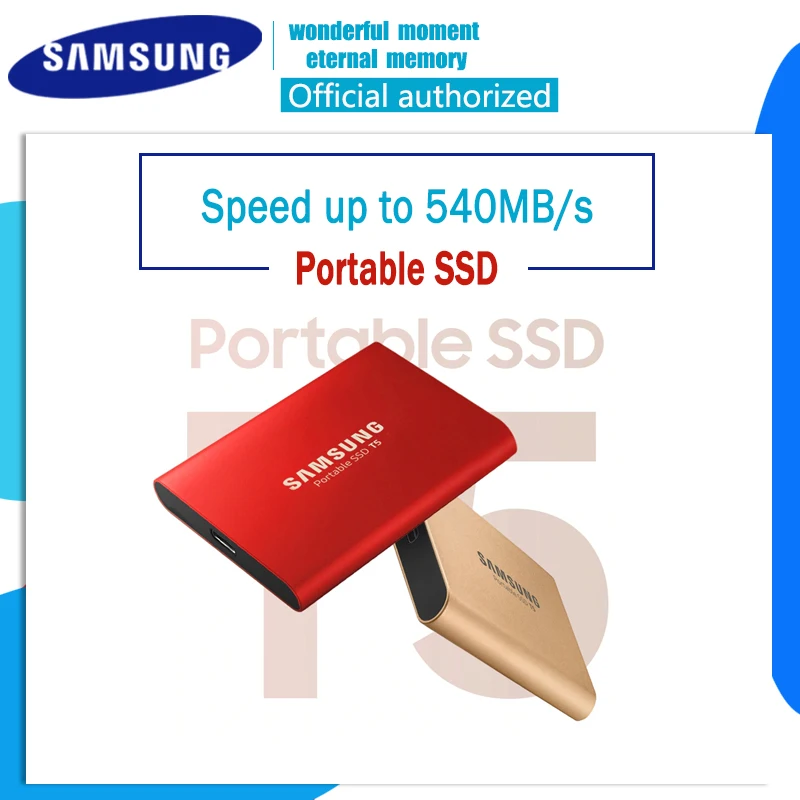Samsung t5 Портативный ssd Внешние накопители 250 ГБ 500 1 ТБ USB 3 Gen2 внешний жесткий диск