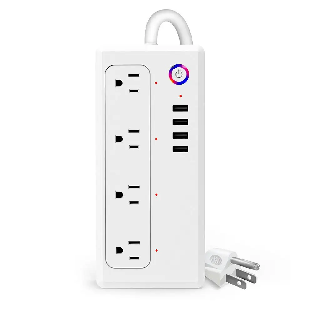Умная полоса питания Teekar Wifi 4 EU/US/UK розетка с USB зарядным портом умная жизнь работа