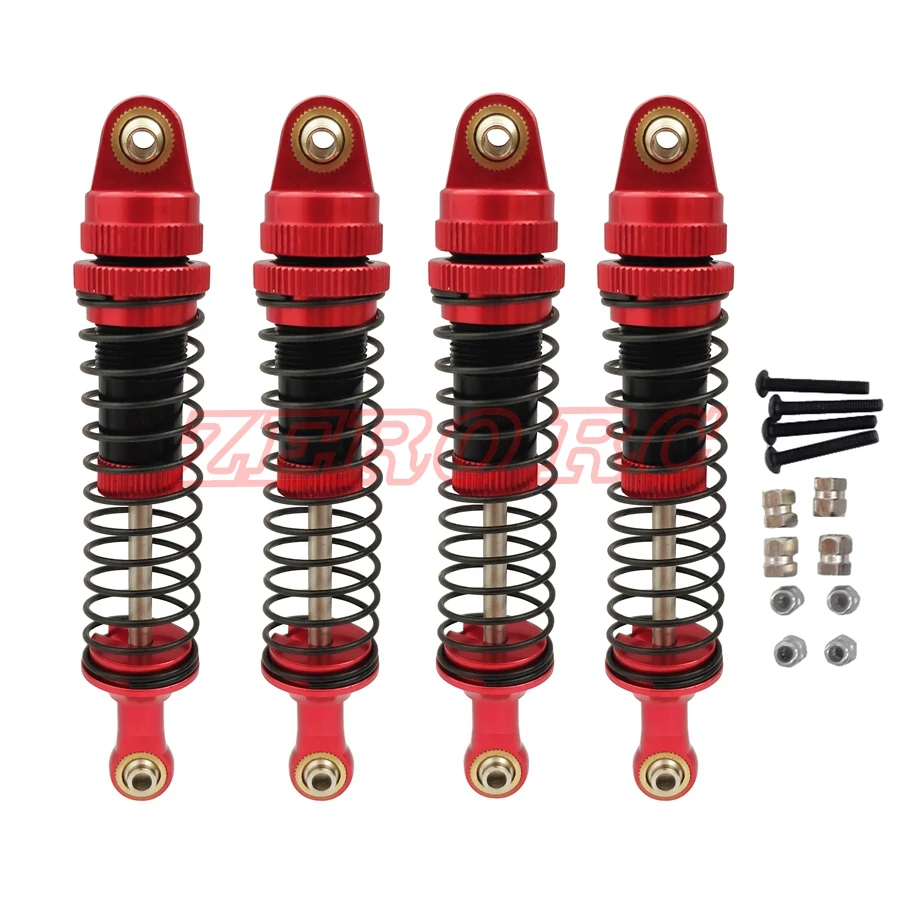 4 шт. металлический амортизатор для масляной Подвески 90 мм внешний автомобилей