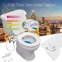 non electric toilet bidet seat water self cleaning nozzle fresh water bidet sprayer mechanical bidet accessories