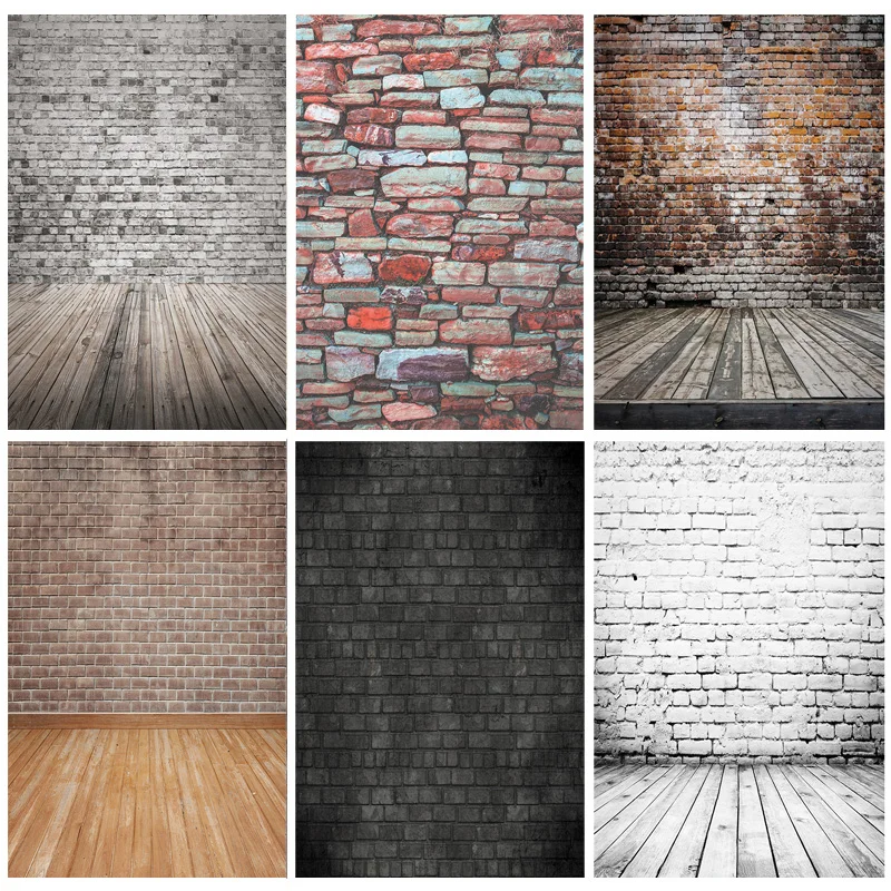 

Vinyl Custom Vintage Brick Wall Theme Photography Backdrops portrait Photo Background Studio Prop 21919 NNL-07