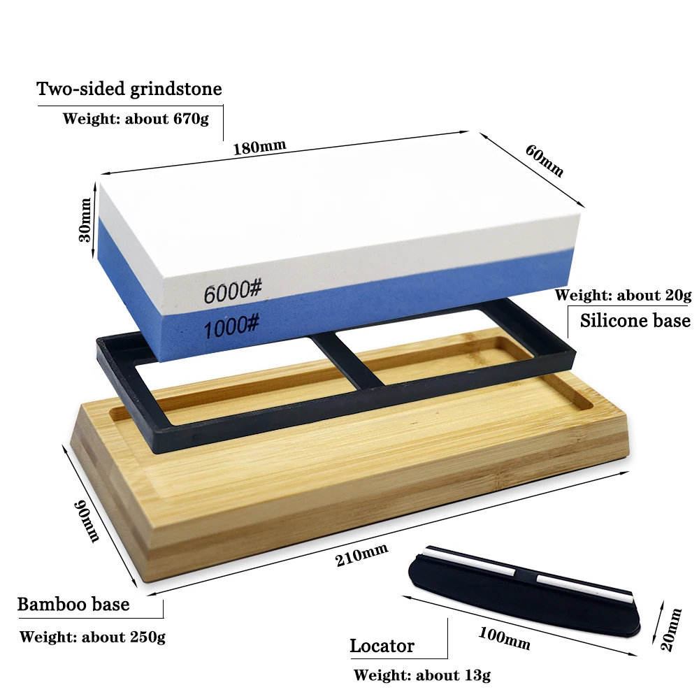 Профессиональный точильный камень для ножей шлифовальный водный кухонный