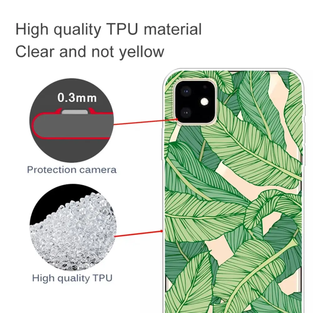Мягкий чехол из ТПУ для iPhone 11 Pro с 3D-принтом | Мобильные телефоны и аксессуары