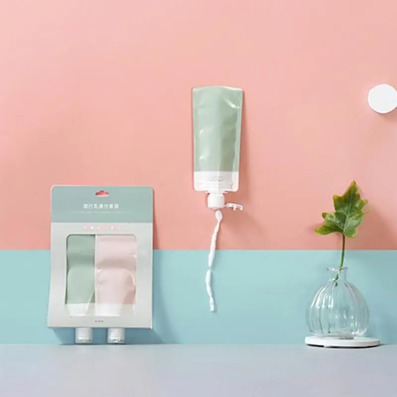 90 мл Складная Упакованные мешоки для путешествий пустой лосьон шампунь мыло