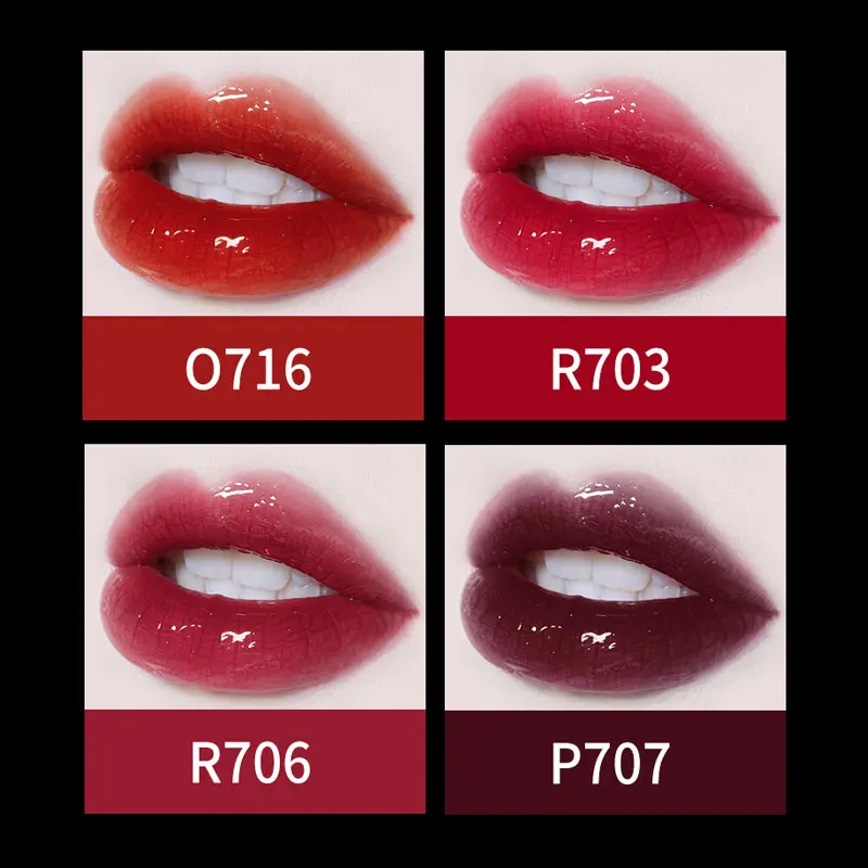 COLORKEY 16 Цвета блестящая жидкая губная помада с зеркальным блеском питают блеск