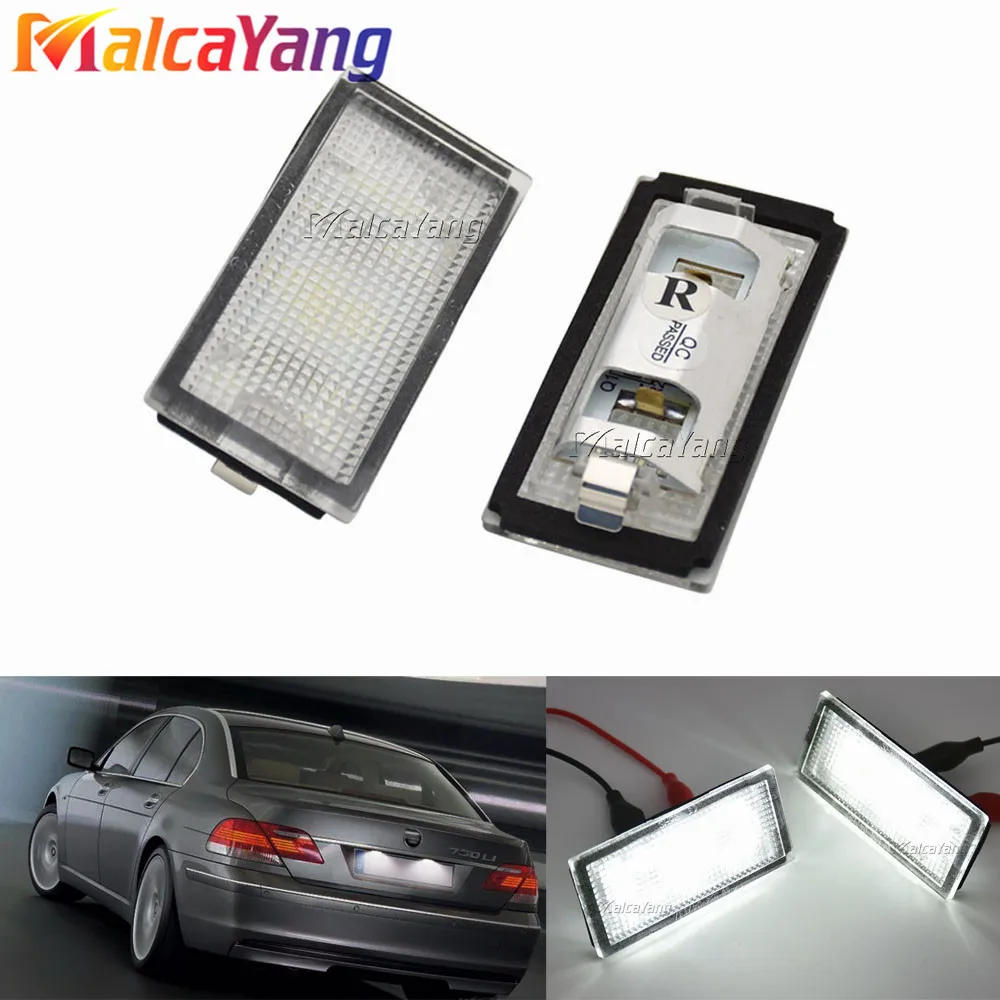 Canbus Белый SMD СВЕТОДИОДНЫЙ номерной знак для BMW E66 E65 7-серия 745i 750i 760i 2006 2007 2008 |