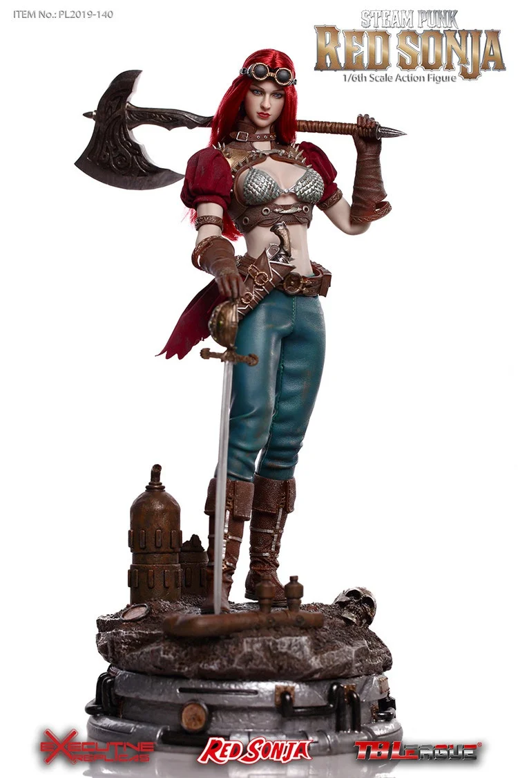 TBLeague PL2019 140 1/6 Steam Punk Red Sonja Classic Edition коллекционная экшн фигурка 12 дюймов куклы для