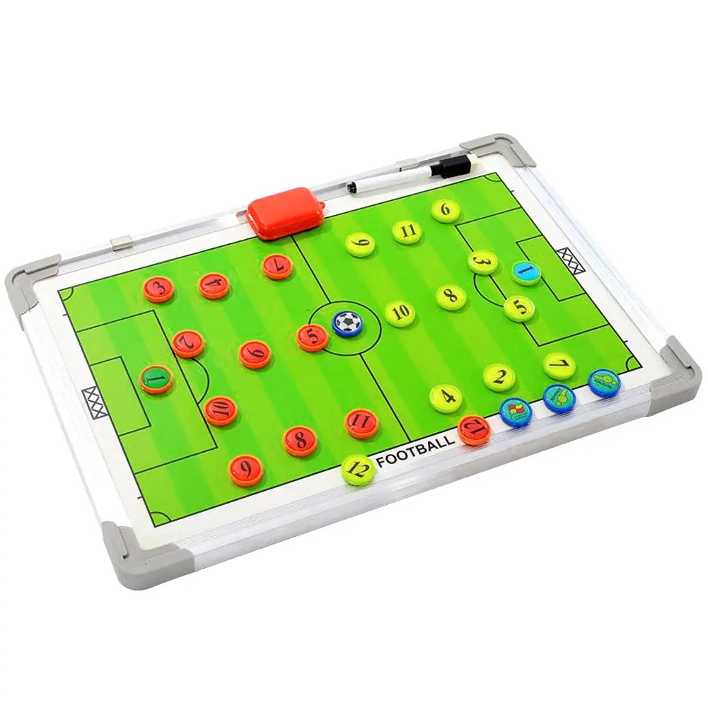 

Football Coaching Board Coaches Clipboard Tactical Magnetic Football Training Coach Tactical Board for Football Game