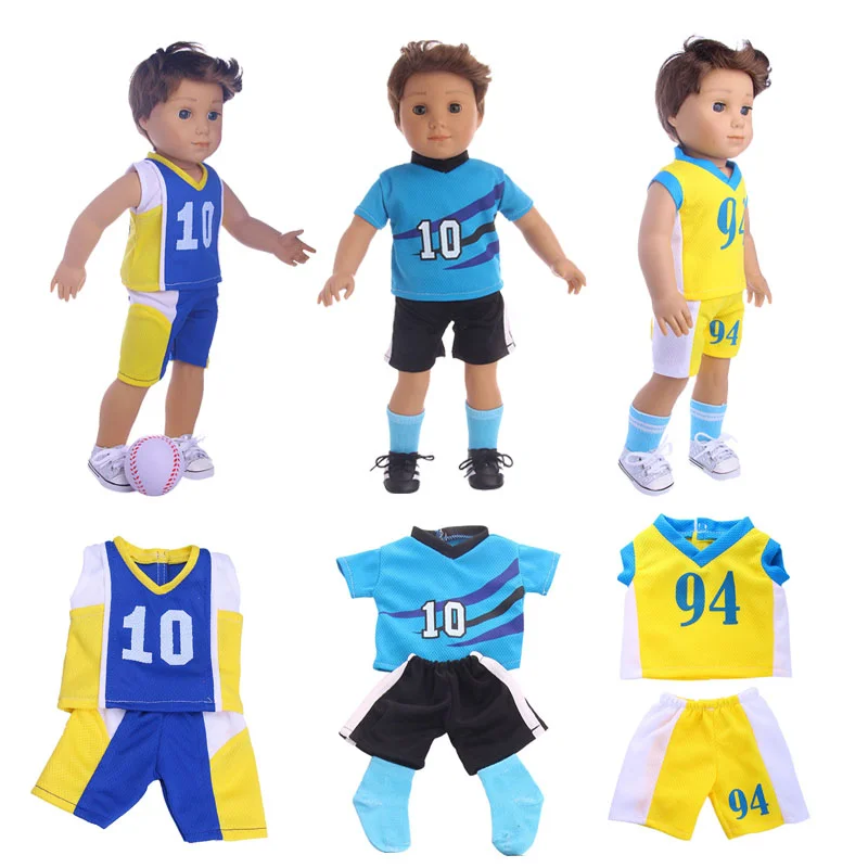 Одежда для кукол футбольные кроссовки обувь 18 дюймов американская и 43 см Кукла
