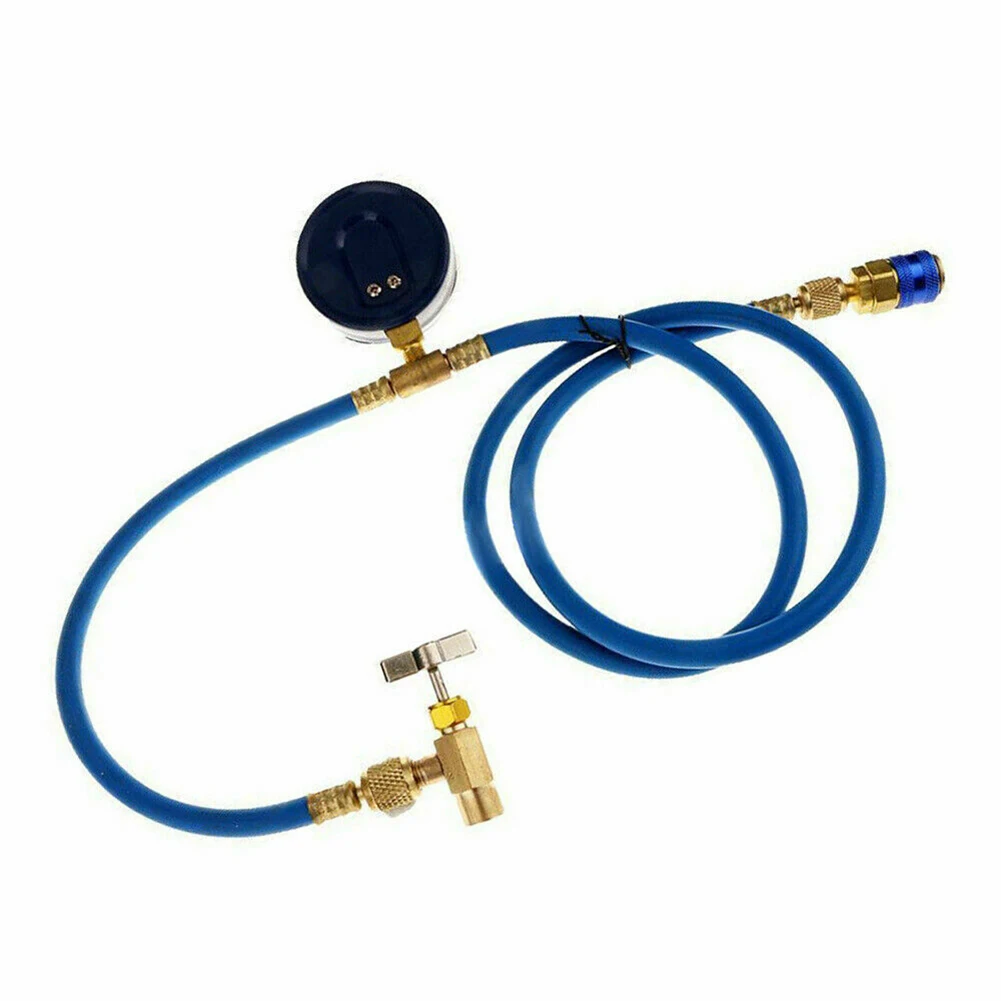 

R134A Hose A/C Air Conditioning Refrigerant Recharge 1.5M Hose Gas Gauge Kit